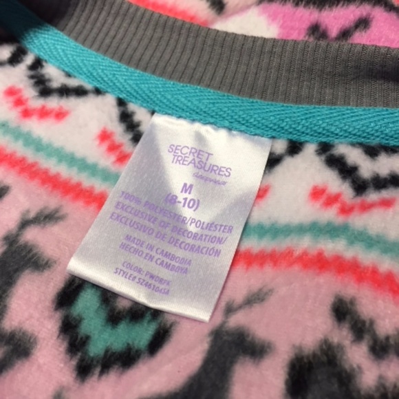 Fair Isle Print Pajama Set - Picture 5 of 5