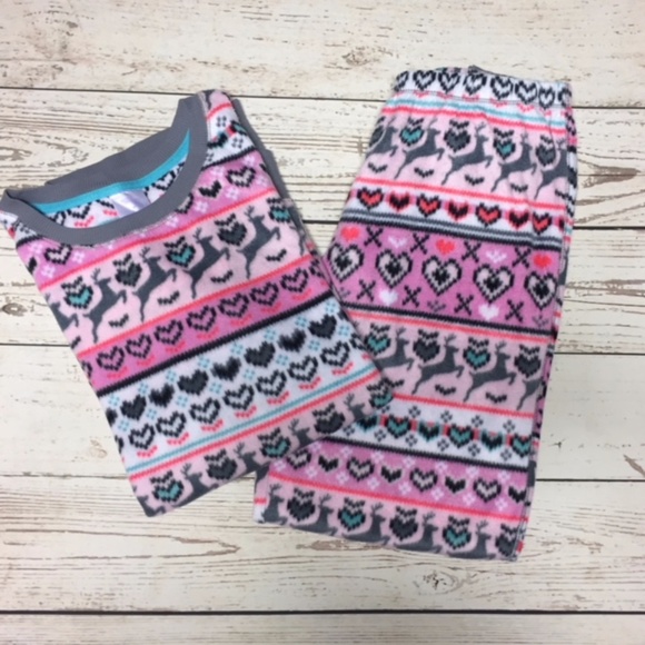 Fair Isle Print Pajama Set - Picture 2 of 5