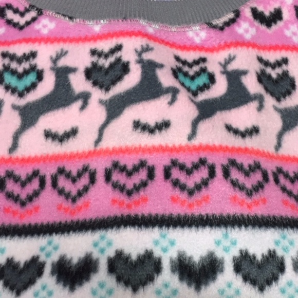 Fair Isle Print Pajama Set - Picture 4 of 5