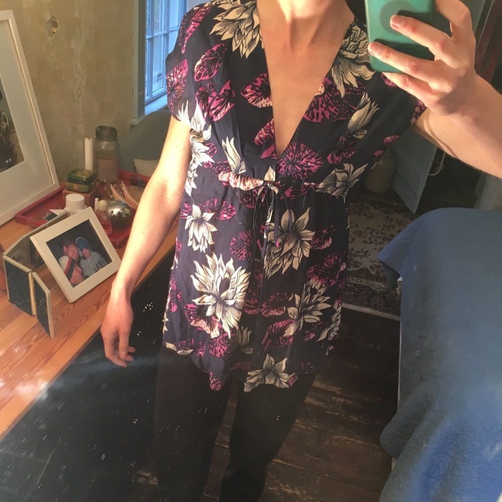 Yumi Kim kimono style flower print blouse