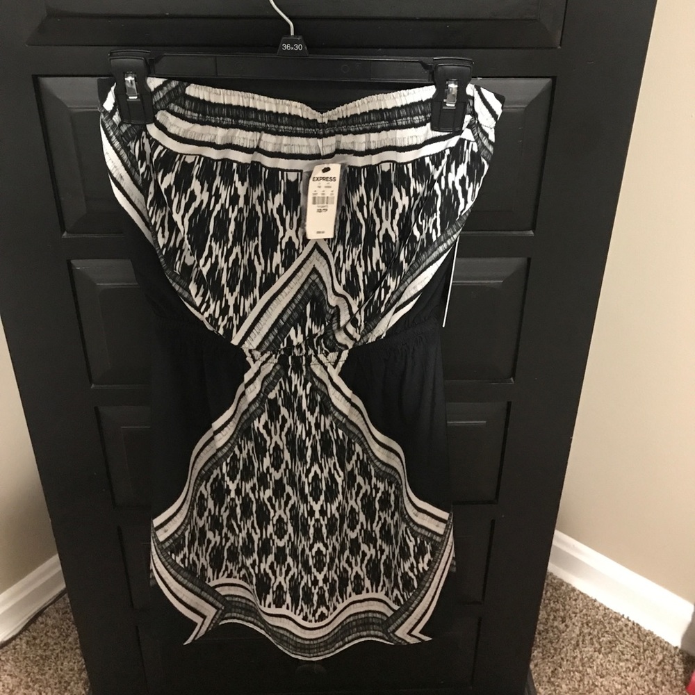 EXPRESS STRAPLESS DRESS XS