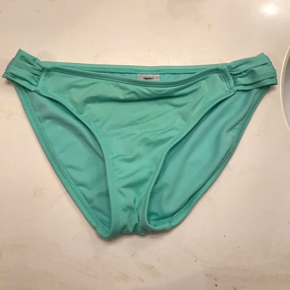 Teal aqua bathing suit bottoms