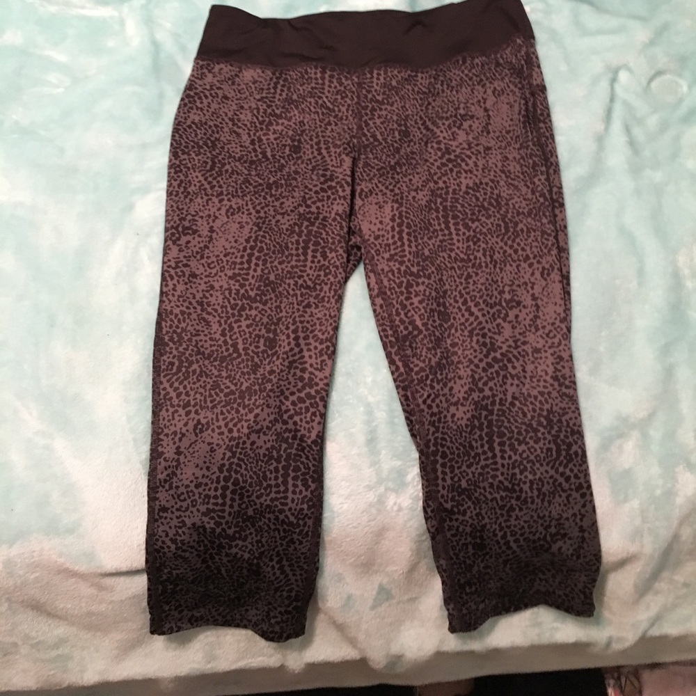 Cropped yoga spandex leggings