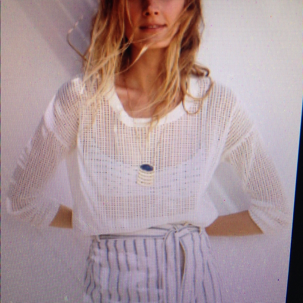 Madewell waffle knit summer sweater