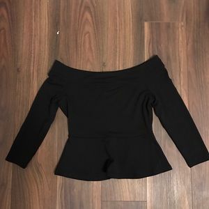 BCBG off shoulder top