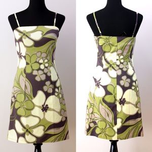 NWT The Limited Floral Stretch Cotton Mini Dress
