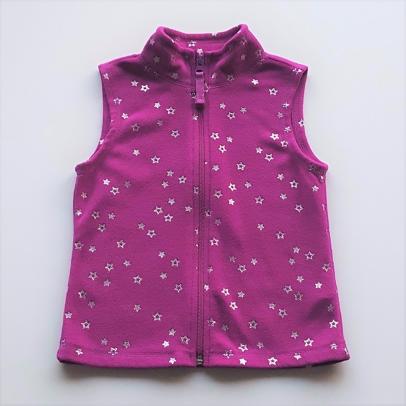 Old Navy Other - Old Navy Violet Fleece Starry Vest - Size XS (5)