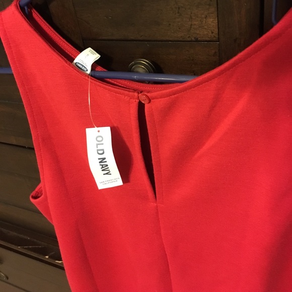 NWT Old Navy Red Shift Dress size Large - Picture 3 of 3