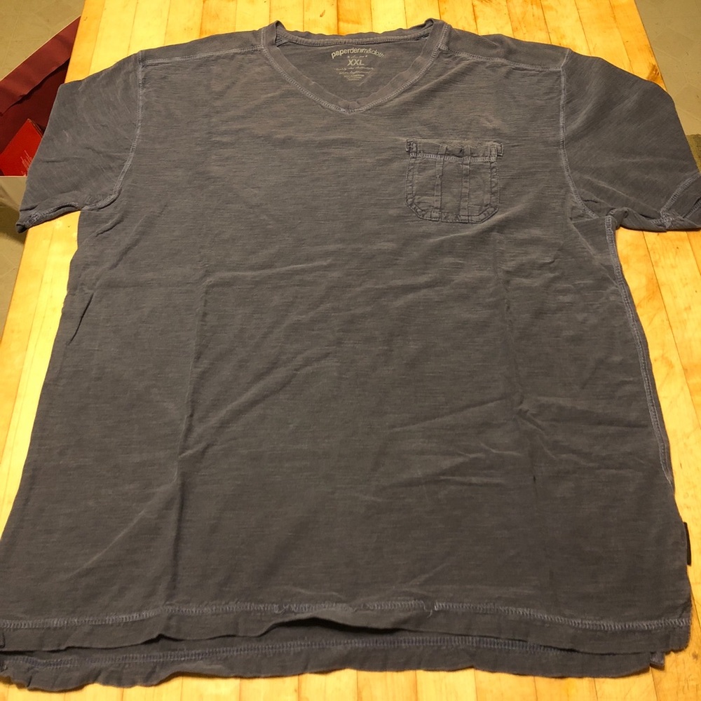 2XL Navy shirt with pocket