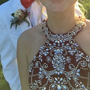 Red/burgundy prom dress