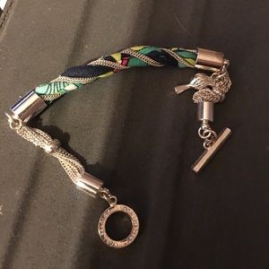 Vera bradley bracelet. Cloth and metal.