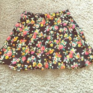 Forever 21 floral skirt