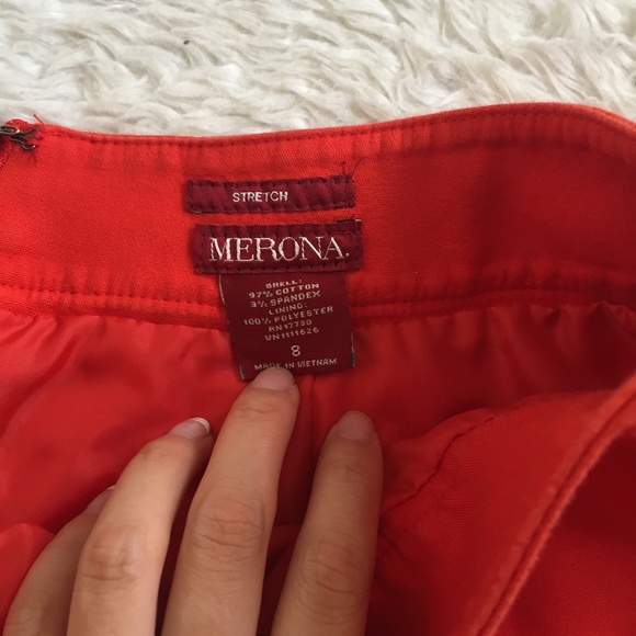 ❤️Red pencil skirt - Picture 4 of 8