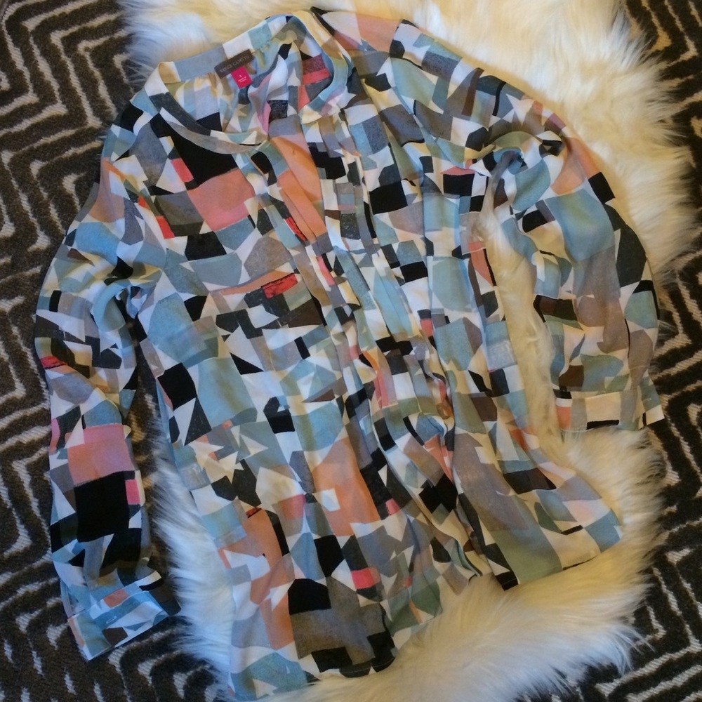 Vince Camuto pattern blouse