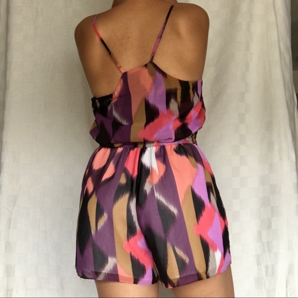 Jennifer Lopez Geometric Rhinestone Romper - Picture 2 of 4