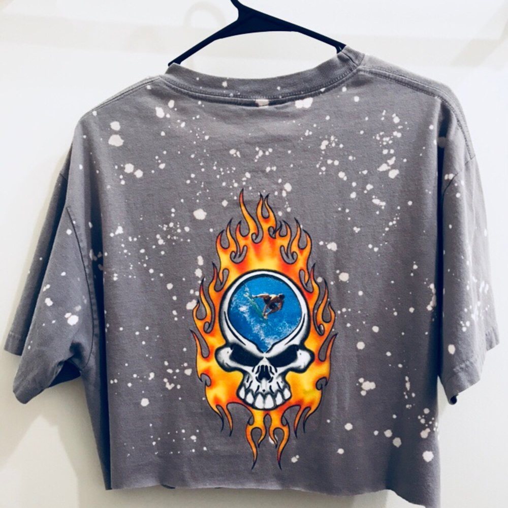 Cropped Skull Tshirt