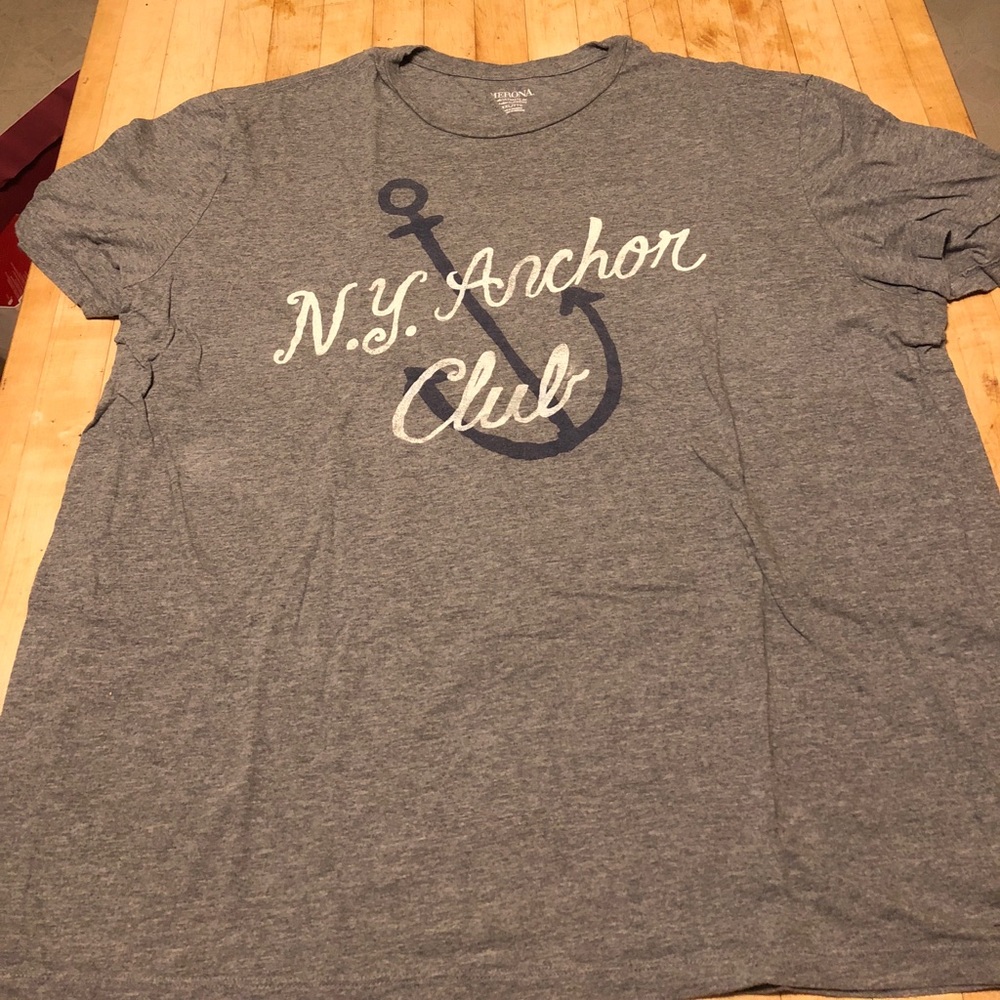 Merona 2XL NY Anchor Club Shirt