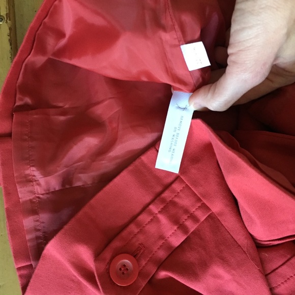 ANN TAYLOR LOFT BRIGHT RED SS CROP BLAZER JACKET 8 - Picture 9 of 13