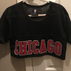 Chicago Bulls Crop Top Jersey