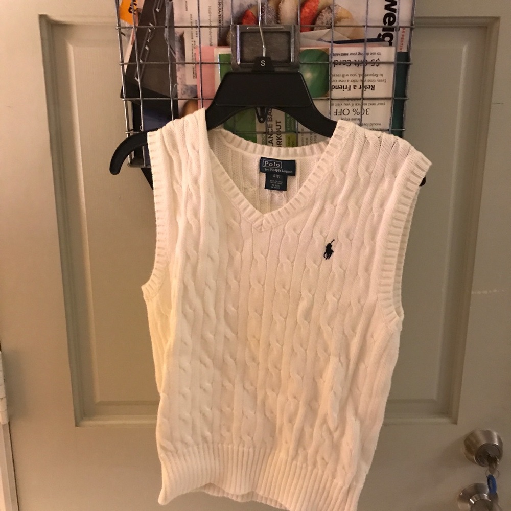 White Polo Vest