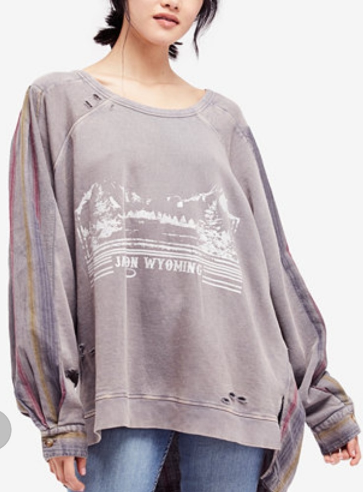 Free People Jackson Wyoming sweatshirt nwt