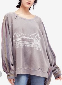 Free People Jackson Wyoming sweatshirt nwt