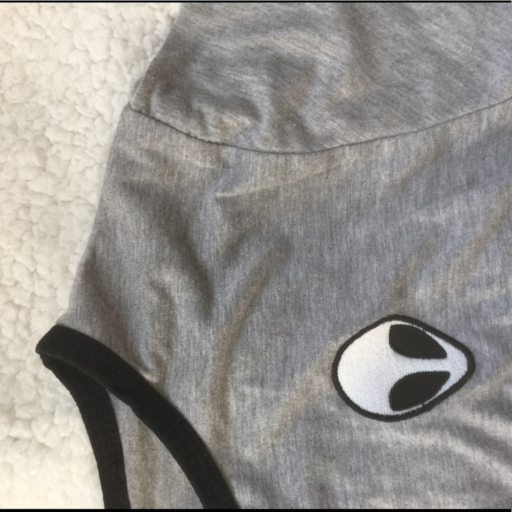 Cropped Alien Crew Neck Tee