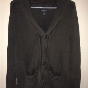 Knit American Eagle Cardigan Sweater
