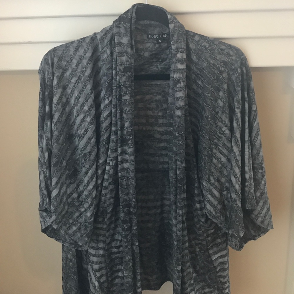 Grey cardigan