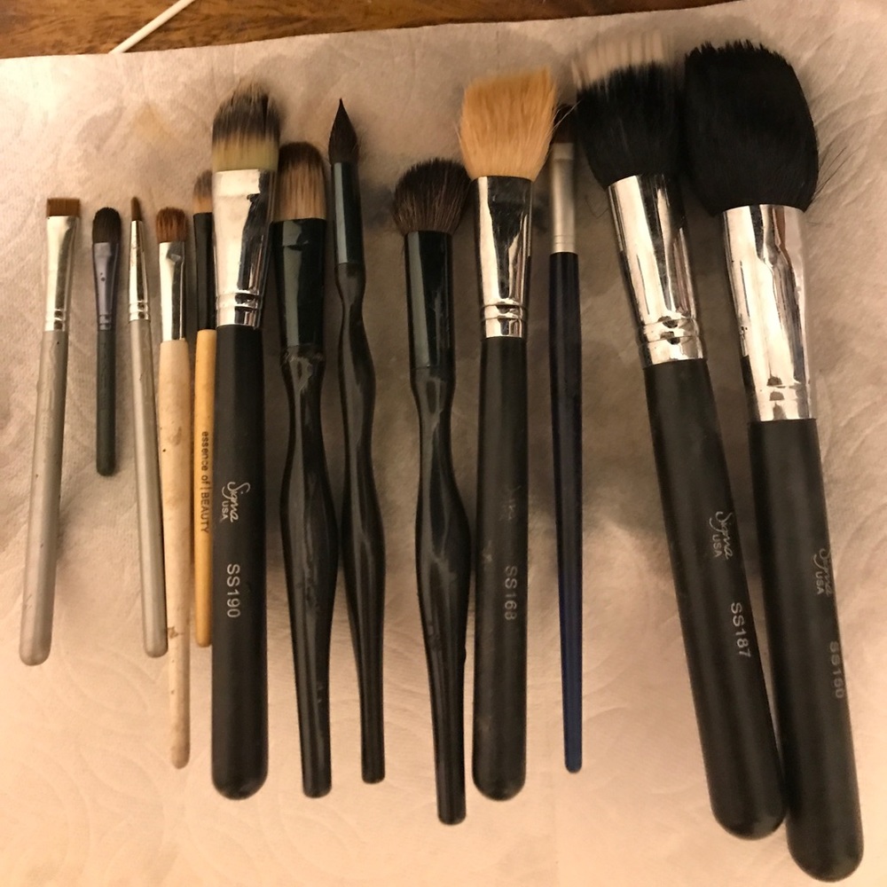 Variety of brushes