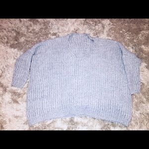 ✨✨Oversized American Eagle Grey Knitted  Sweater✨✨
