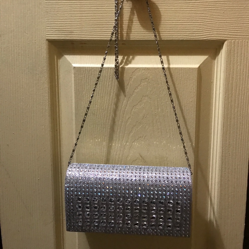Silver Evening Bag