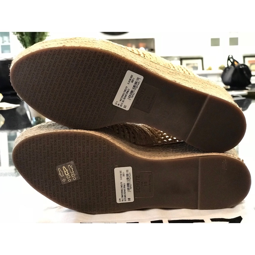 🆕SCHUTZ || Rafia Platform Espadrilles - Picture 7 of 8