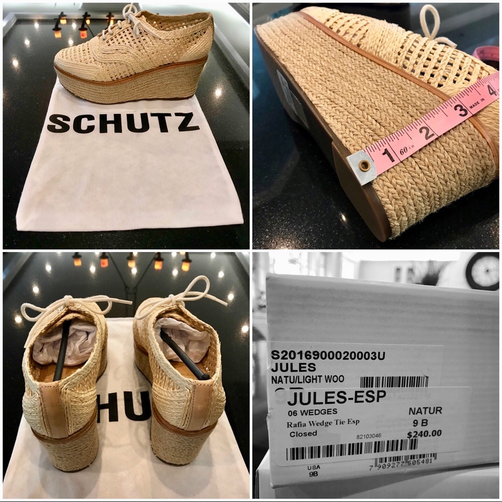 🆕SCHUTZ || Rafia Platform Espadrilles - Picture 8 of 8