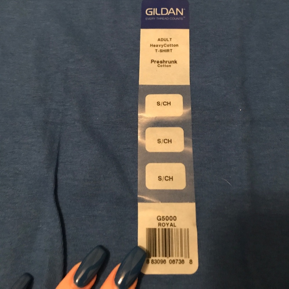blue T-SHIRT - Picture 2 of 4
