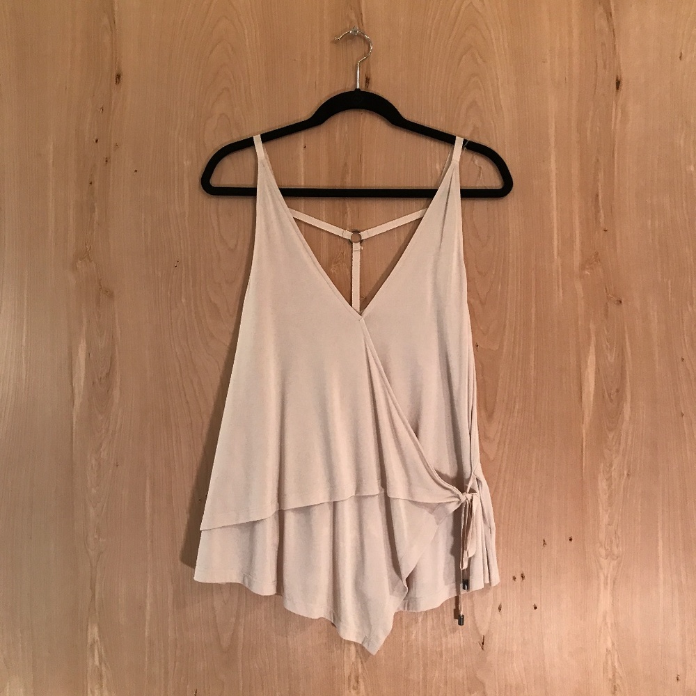 Free People 'Babe Town' Wrap Tank