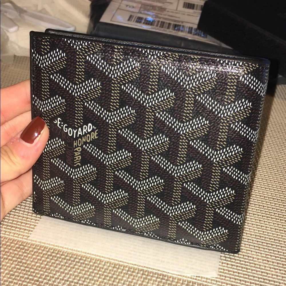 Mens Goyard black wallet