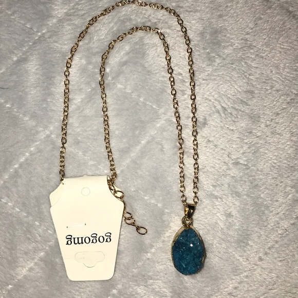 Natural Crystal Quartz Healing Chakra Necklace NWT - Picture 6 of 7