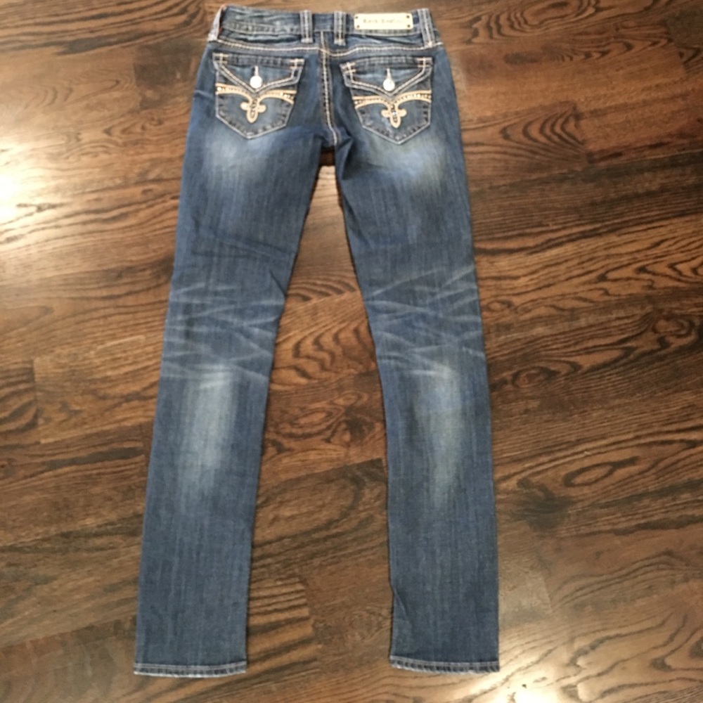 Rock revival noelle skinny jeans size 28 EUC