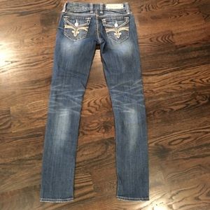 Rock revival noelle skinny jeans size 28 EUC