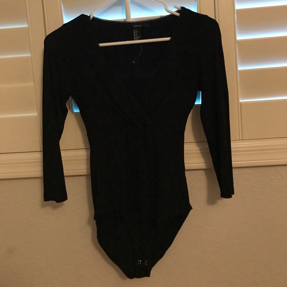 black bodysuit