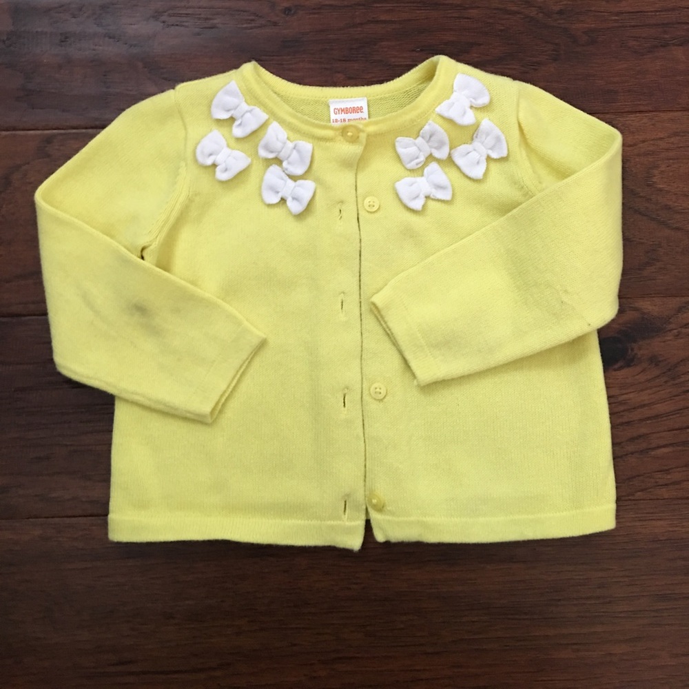 Sweater with Bow Detail on Neckline by Gymboree