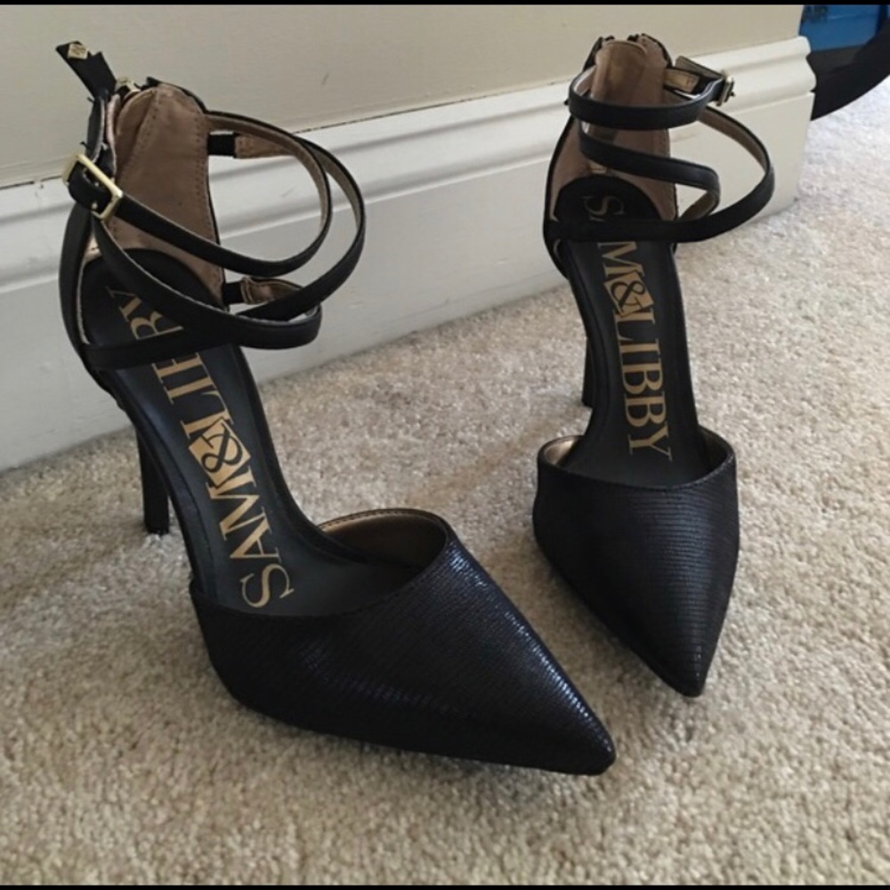 Sam & Libby ankle strap heels