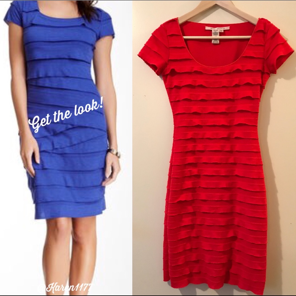 🎈Last Chance🎈Max Studio Red Tiered Dress 🌹
