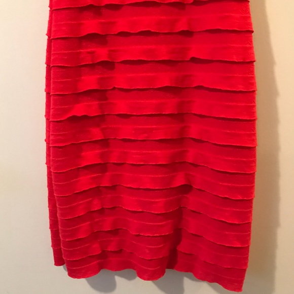 🎈Last Chance🎈Max Studio Red Tiered Dress 🌹 - Picture 4 of 7