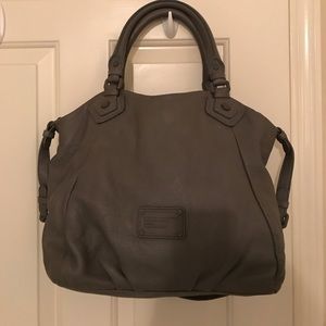 Grey Marc Jacobs leather  satchel