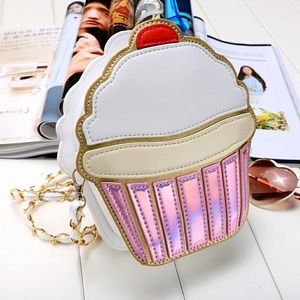 Cute Cartoon Women Ice Cream / Cupcake Shape Mini