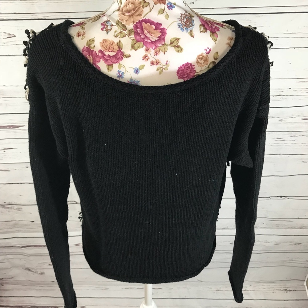 PLENTY by Tracy Reese LOOPY Black/Cream Small - Picture 4 of 7