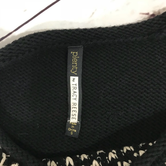 PLENTY by Tracy Reese LOOPY Black/Cream Small - Picture 6 of 7