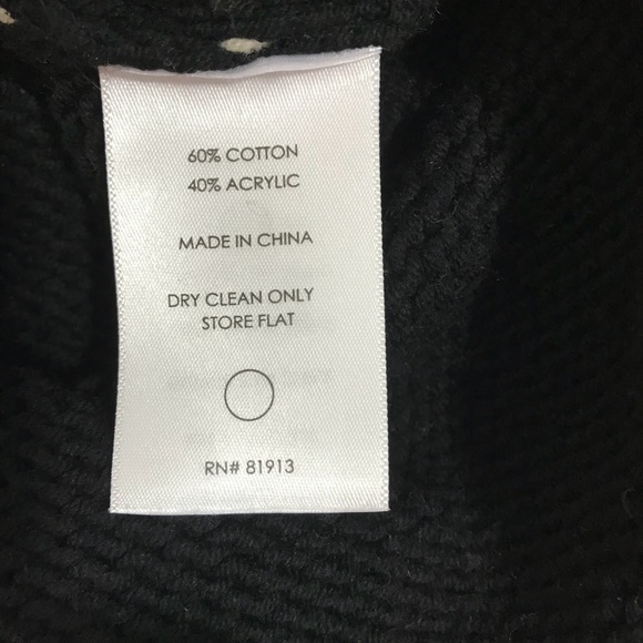 PLENTY by Tracy Reese LOOPY Black/Cream Small - Picture 7 of 7